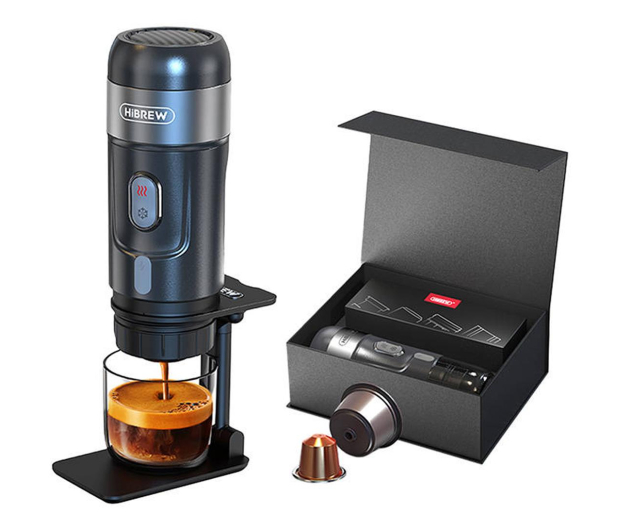 HiBrew Przenośny ekspres do kawy 3w1 z etui 80W H4A-premium - 1120766 - zdjęcie